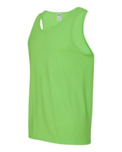 Gildan 5200 Unisex Heavy Cotton™ Tank Top – Neon Green (side)