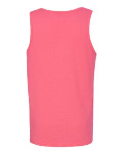 Gildan 5200 Unisex Heavy Cotton™ Tank Top – Safety Pink (back)