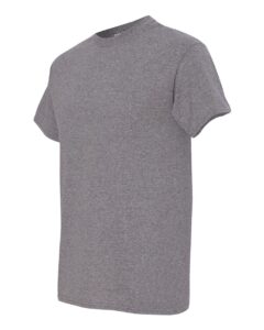 Gildan 8000 Unisex DryBlend® T-Shirt – Graphite Heather (side)