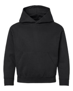 LAT 2296 Youth Hoodie Sweatshirt – Black
