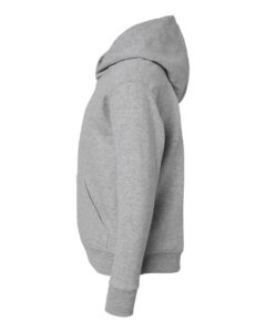 LAT 2296 Youth Hoodie Sweatshirt – Heather (side)