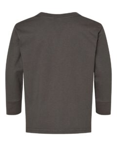 Rabbit Skins 3302 Toddler Fine Jersey Long Sleeve Tee – Charcoal (back)