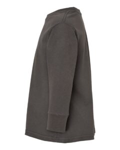 Rabbit Skins 3302 Toddler Fine Jersey Long Sleeve Tee – Charcoal (side)