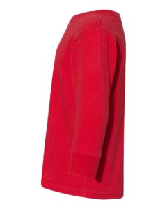 Rabbit Skins 3302 Toddler Fine Jersey Long Sleeve Tee – Red (side)