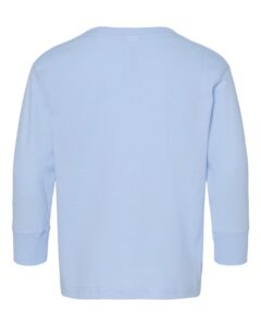 Rabbit Skins 3302 Toddler Fine Jersey Long Sleeve Tee – Light Blue (back)