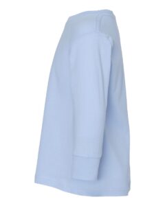 Rabbit Skins 3302 Toddler Fine Jersey Long Sleeve Tee – Light Blue (side)