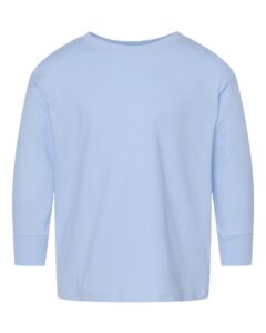 Rabbit Skins 3302 Toddler Fine Jersey Long Sleeve Tee – Light Blue