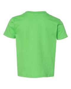 Rabbit Skins 3321 Toddler Fine Jersey Tee – Apple (back)