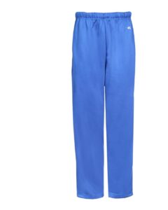 Badger 1478 Unisex Performance Fleece Open-Bottom Sweatpants – Royal
