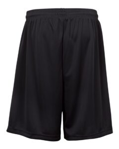 Badger 2107 Youth B-Dry 6″ Shorts – Black (back)