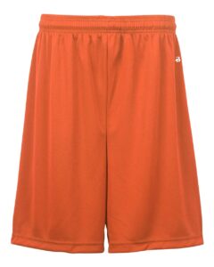 Badger 2107 Youth B-Dry 6″ Shorts – Burnt Orange