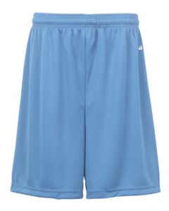 Badger 2107 Youth B-Dry 6″ Shorts – Columbia Blue