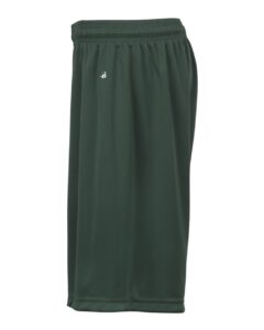 Badger 2107 Youth B-Dry 6″ Shorts – Forest (side)