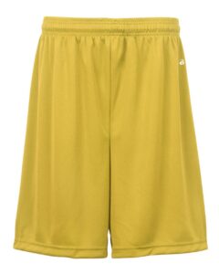 Badger 2107 Youth B-Dry 6″ Shorts – Gold