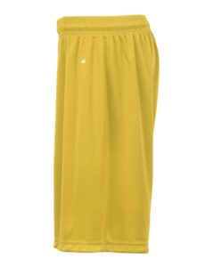 Badger 2107 Youth B-Dry 6″ Shorts – Gold (side)