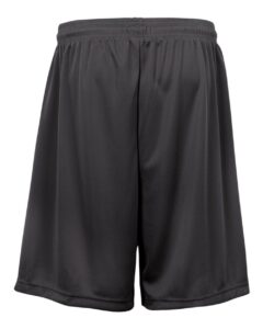 Badger 2107 Youth B-Dry 6″ Shorts – Graphite (back)