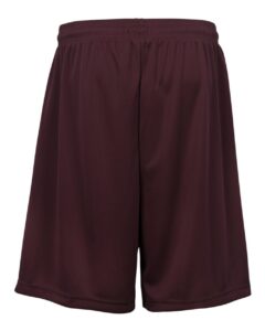 Badger 2107 Youth B-Dry 6″ Shorts – Maroon (back)