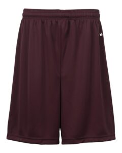 Badger 2107 Youth B-Dry 6″ Shorts – Maroon