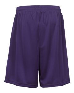 Badger 2107 Youth B-Dry 6″ Shorts – Purple (back)