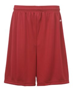 Badger 2107 Youth B-Dry 6″ Shorts – Red