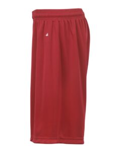 Badger 2107 Youth B-Dry 6″ Shorts – Red (side)