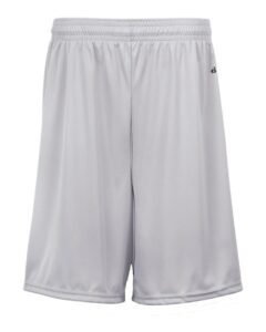 Badger 2107 Youth B-Dry 6″ Shorts – Silver
