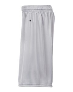 Badger 2107 Youth B-Dry 6″ Shorts – Silver (side)