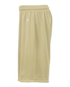 Badger 2107 Youth B-Dry 6″ Shorts – Vegas Gold (side)