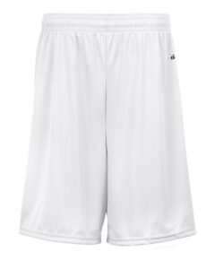Badger 2107 Youth B-Dry 6″ Shorts – White