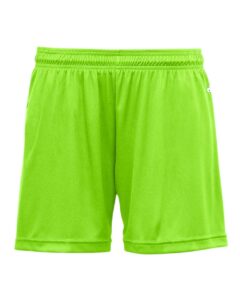 Badger 2116 Girls’ B-Core Shorts – Lime