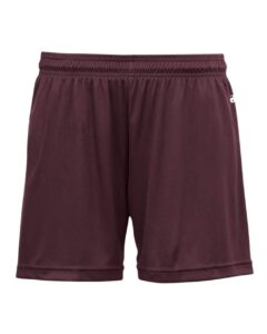 Badger 2116 Girls’ B-Core Shorts – Maroon