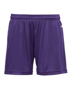 Badger 2116 Girls’ B-Core Shorts – Purple