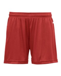 Badger 2116 Girls’ B-Core Shorts – Red