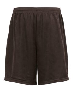 Badger 2207 Youth Pro Mesh 6″ Shorts – Brown (back)