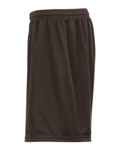 Badger 2207 Youth Pro Mesh 6″ Shorts – Brown (side)
