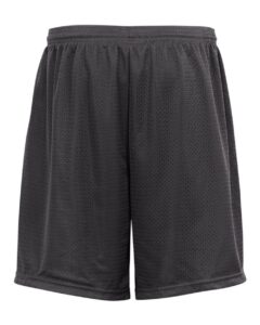 Badger 2207 Youth Pro Mesh 6″ Shorts – Graphite (back)