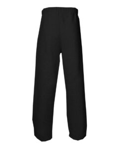 Badger 2277 Youth Open-Bottom Sweatpants – Black (back)