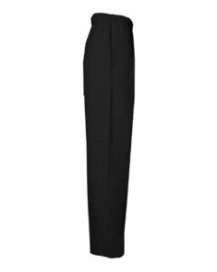 Badger 2277 Youth Open-Bottom Sweatpants – Black (side)