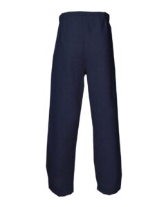 Badger 2277 Youth Open-Bottom Sweatpants – Navy (back)