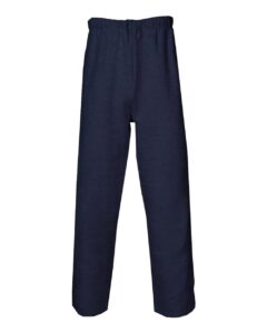 Badger 2277 Youth Open-Bottom Sweatpants – Navy