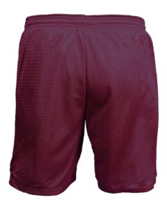 C2 Sport 5209 Youth Mesh Shorts – Maroon (back)