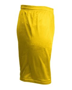 C2 Sport 5209 Youth Mesh Shorts – Gold (side)