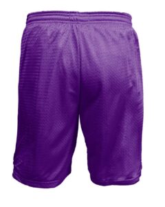 C2 Sport 5209 Youth Mesh Shorts – Purple (back)