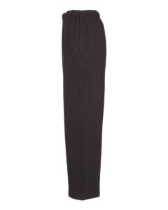 C2 Sport 5577 Men’s Open-Bottom Sweatpants – Black (side)