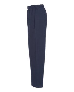 C2 Sport 5577 Men’s Open-Bottom Sweatpants – Navy (side)