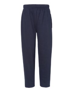 C2 Sport 5577 Men’s Open-Bottom Sweatpants – Navy