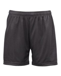 Badger 7216 Women’s Pro Mesh 5″ Solid Liner Shorts – Graphite