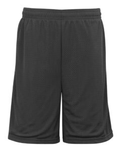 Badger 7219 Men’s Pro Mesh 9″ Shorts with Pockets – Graphite