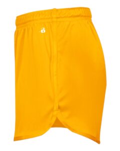 Alleson Athletic 7272 Men’s B-Core Track Shorts – Gold (side)