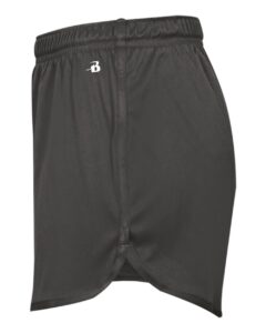 Alleson Athletic 7272 Men’s B-Core Track Shorts – Graphite (side)